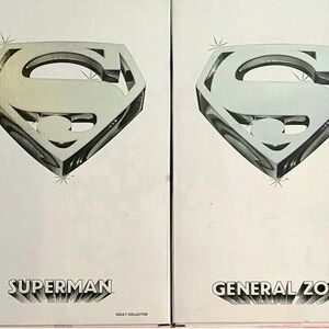 2009 'SUPERMAN II' Superman & General Zod 'Matty Collector' 12” Figures - NIB